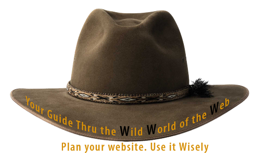 Guide hat - your guide through the wild world of the web - plan your website use it wisely