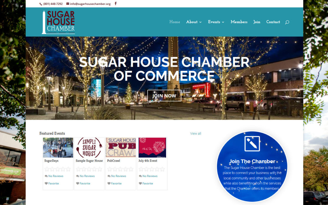 Sugar House Chamber of Commerce Website